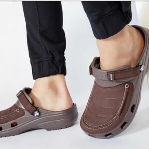 Crocs Yukon Espresso Vista Clog Casual Stylish Comfort Shoe - BROWN